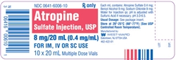 Atropine Sulfate injection- Small Animal