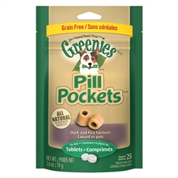 Greenies Pill Pockets Grain Free Formula For Dogs, 25 Pockets For Tablets