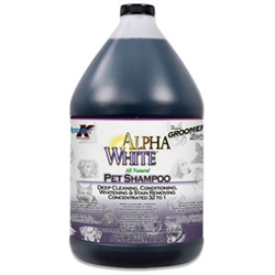 Groomer's Edge Alpha White Pet Shampoo, Gallon