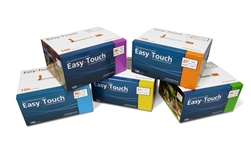 EasyTouch Insulin Syringe U-100 .5 cc 27 ga. x 1/2", 100/Box