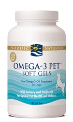 Nordic Naturals Omega-3 Pet for Dogs & Cats, 180 Soft Gels
