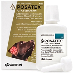 Posatex Otic-Ear Antibiotic For Dogs- Medi-Vet - 15g