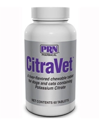 CitraVet (Potassium Citrate), 60 Chewable Tablets