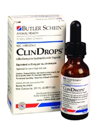 ClinDrops For Dogs & Cats l Clindamycin Hydrochloride Oral Drops