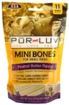 Pur Luv Mini Bones - Peanut Butter 6 oz, 11 Bones