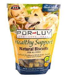 Pur Luv Healthy Support Natural Biscuits - Chicken, 13 oz