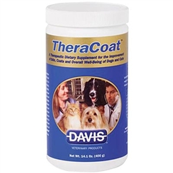 TheraCoat Dietary Supplement For Dogs & Cats l Skin & Coat Supplement