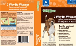 Sentry HC WormX Plus 7 Way De-Wormer For Small Dog, 2 Chewable Tablets