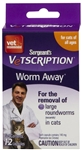 Sergeant's Vetscription Worm Away For Cats, 12 Capsules