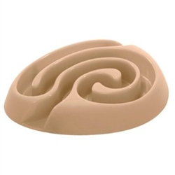 BUSTER DogMaze Food Dish - Beige