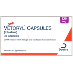 Vetoryl (Trilostane) Capsules 120mg, 30 Count