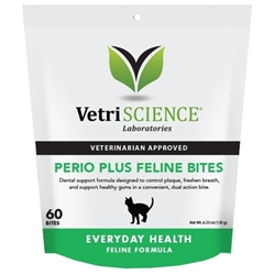 Perio Plus Feline Bites Dental Support, 60 Chews