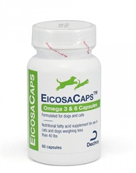 EicosaCaps For Dogs & Cats Up To 40 lbs, 60 Capsules