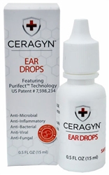Ceragyn Ear Drops l Antimicrobial, Anti-Inflammatory Ear Drops - Cat