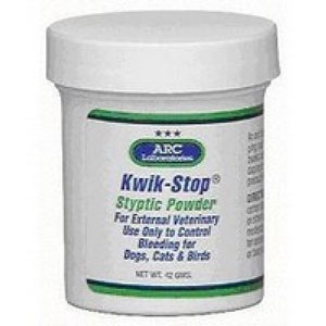 Kwik-Stop Styptic Powder with Benzocaine, 42 gm