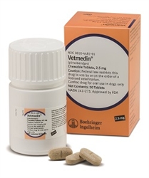 Vetmedin 2.5mg Chewable Tablets