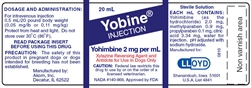 Yobine Injection, 2mg