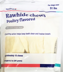 Covetrus Rawhide Chews For Dogs Over 50 lbs l Dental Chews For Dogs