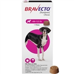 BRAVECTO For Dogs 88-123 lbs, 1 Chew PINK