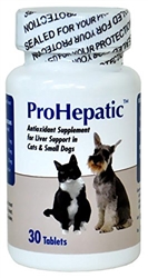 ProHepatic Liver Support For Cats & Small Dogs, 30 Tablets