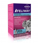 Feliway MultiCat Diffuser 30 Day Refill - Calming Pheromone For Cats