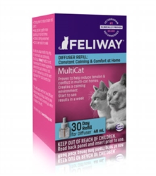 Feliway MultiCat Diffuser 30 Day Refill - Calming Pheromone For Cats