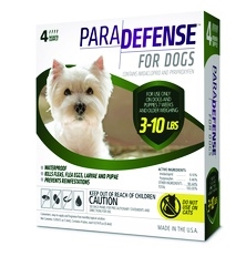ParaDefense For Small Dogs 3-10 lbs, 4 Pack
