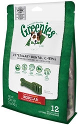 Greenies Veterinary Dental Chews, Regular, 12 Chews