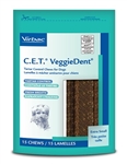 C.E.T. VeggieDent Dental Chews, Extra Small, 15 Chews