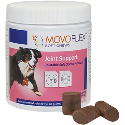 Movoflex Soft Chews Joint Support For Dogs Over 80 lbs, 60 Soft Chews