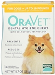 Oravet  Dental Hygiene Chews X-Small Dogs Up to 9 lbs, 14 Chews