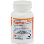 Dechra CarproVet (Carprofen) Flavored Tablets 25mg, 60 Count