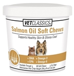 VetClassics Salmon Oil Soft Chews, 90 Count