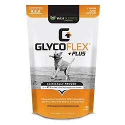 GlycoFlex Plus For Dogs Under 30 lbs, 45 Bite-Sized Chews