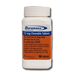Deramaxx (Deracoxib) Chewable Tablets 12mg, 90 Tablets
