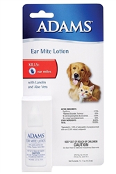 Adams Ear Mite Treatment - Kills Ear Mites On Contact