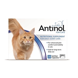 Antinol Joint Health Supplement For Cats, 30 SoftGels