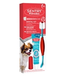 Petrodex Dental Kit For Puppies & Small Dogs - Poultry Cool Mint Toothpaste 2.5 oz