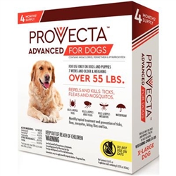 Provecta Advanced For X-Large Dogs Over 55 lbs, 4 Doses