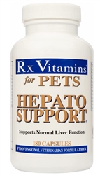 Rx Vitamins Hepato Support For Dogs & Cats, 180 Capsules