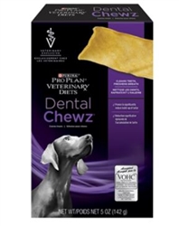 Purina Pro Plan Veterinary Diets Dental Chewz Canine Treats, 5 oz, Case of 6