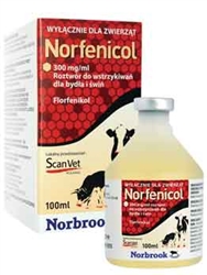 Norfenicol (florfenicol) Injection, 100 ml