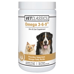 VetClassics Omega 3-6-9 Skin & Coat Supplement, 14 oz Powder