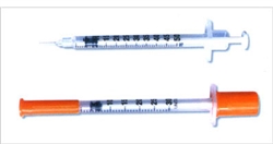 CarePoint VET U-40 Insulin Syringe 3/10cc, 29G x 1/2", 10/Bag