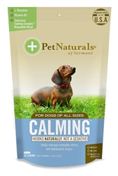 Pet Naturals Calming Chew for Dogs, 30 Bite Size Chews