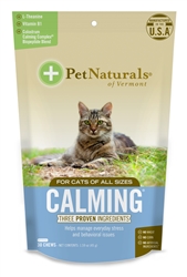 Pet Naturals Calming Chew for Cats, 30 Bite Size Chews