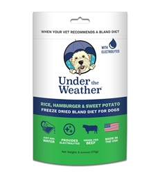 Under the Weather Rice, Hamburger & Sweet Potato Freeze Dried Bland Diet For Dogs, 6 oz