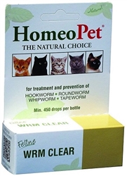 Homeopet Feline Wrm Clear, 15 ml