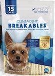 Clenz-a-dent Breakables Dental Rawhide Chews For Petite Dogs, 30 Chews