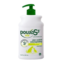 DOUXO S3 SEB Shampoo, 16.9 oz (500 ml)